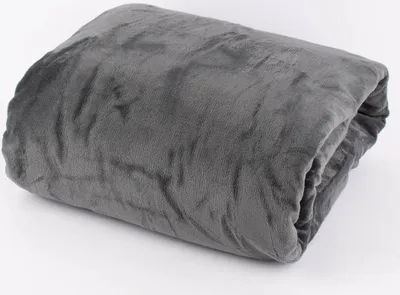 Produktbild von Kuscheldecke in Übergröße einfarbig dunkelgrau 220x240cm