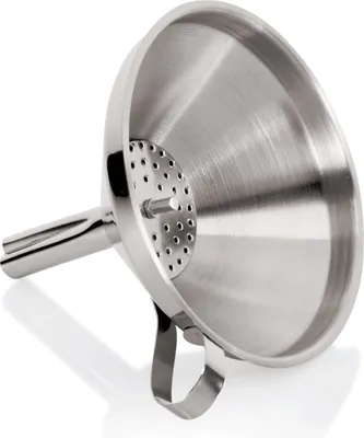 Immagine prodotto di Imbuto con manico, acciaio inox, diametro 10 cm