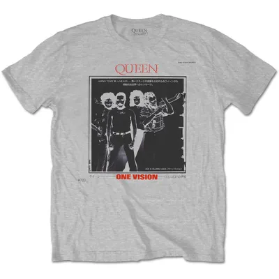 Produktbild von Queen Japan Tour '85 Grey XL T-Shirt