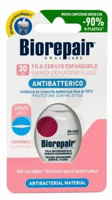 Productafbeelding van Biorepair Gewaxte expanderende flosdraad, 30 meter