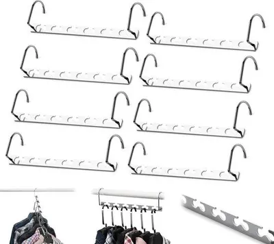Image de Lot de 8 crochets muraux peu encombrants
