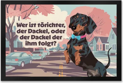 Produktbild von Dachshundliebe Fußmatte XXL in 50x75 cm