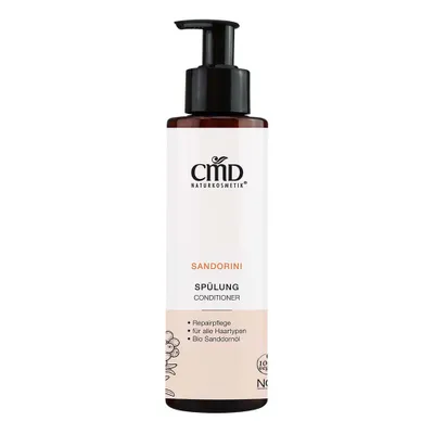 Produktbild von Sandorini Spülung mit Bio Sanddornöl & Macadamianussöl 200ml vegan silikonfrei für jedes Haar