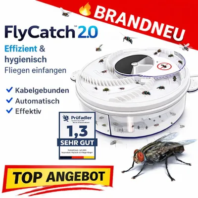 Obrázok produktu pre FlyCatch™ 2.0 Elektrický lapač múch – vylepšená pasca na hmyz
