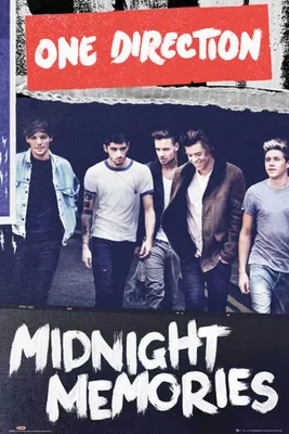Immagine prodotto di One Direction - Poster - Ritratto della copertina dell'album