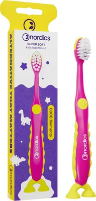 Produktbild von öko Zahnbürste Kids 2+ 6900 Borsten Dino Nordics 1 St
