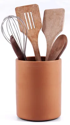 Productafbeelding van Terracotta bestekhouder 16,5 cm, duurzame keukengereihouder