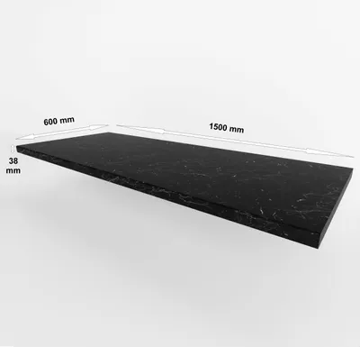 Produktbild von Arbeitsplatte 150 cm 38 mm Marmur ROMA matt Küche Siena, Monza, Arona
