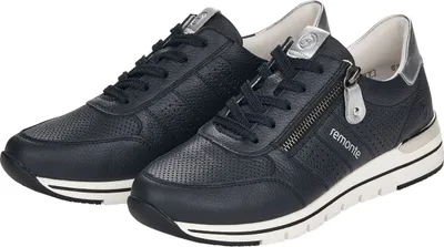 Immagine prodotto di Remonte scarpe basse sportive suola sagomata alla moda in blu, numero 36