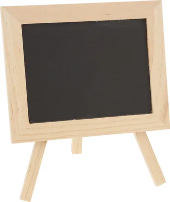 Produktbild von Miniatur Tafel-Staffelei, beschreibbare Fläche 11,5 x 8,5 cm, für Namensschilder