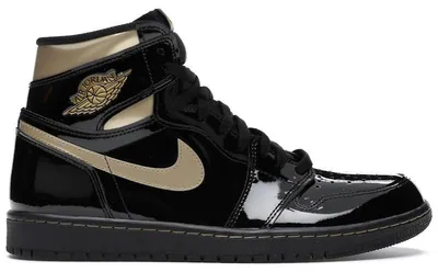 Produktbild von Jordan 1 Retro High Black Metallic Gold (2020) - EU 43