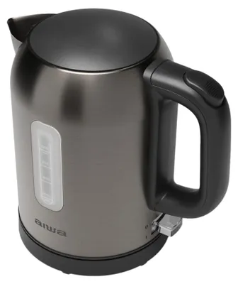 Productafbeelding van Waterkoker AIWA AKT-1000, 1 liter, 2200 watt, met oververwarmingsbeveiliging, roestvrij staal, bruin