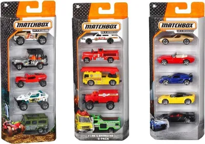 Imagen del producto de Mattel Matchbox, set de regalo de 5 unidades