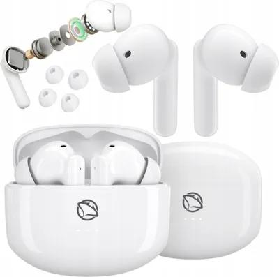 Produktbild von Kabellose Kopfhörer Manta Rytmo TWS Bluetooth 5.3 Hi-Fi USB-C 13 mm MTWS008W