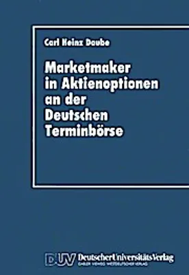 Obrázek produktu pro Marketmaker in Aktienoptionen an der Deutschen Terminbörse