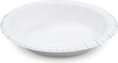 Produktbild von 50x BIONATURE PappschalenMix rund 480ml Ø20cm fettdicht weiß