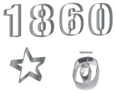 Produktbild von TSV 1860 München Ausstechformen (4 Stück)