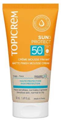 Obrázek produktu pro TOPICREM Matující pěnový krém s ochranným faktorem SPF 50, 50 ml