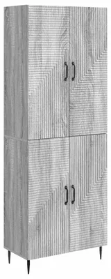 Immagine prodotto di Set di armadi 2 pcs Sonoma grigio 66 x 34,5 x 89,5 cm