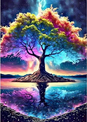Produktbild von 5D Baumlandschaft DIY Kit für Erwachsene und Kinder