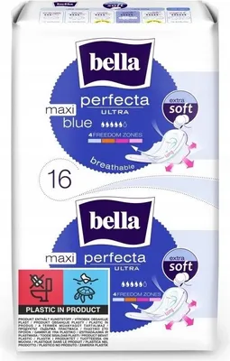 Immagine prodotto di Bella Podpaski Blue Supercienkie 16 sztuk