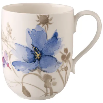 Produktbild von Villeroy & Boch Mariefleur Gris Basic Latte Macchiato Becher oval 480ml