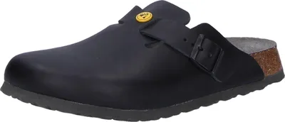 Produktbild von Birkenstock Boston ESD Pantolette schwarz schmale Weite Gr. 42