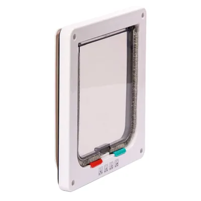 Produktbild von Karlie Katzenklappe Porta 4-Wege-Verschluss 19,2x5x20 cm Weiß