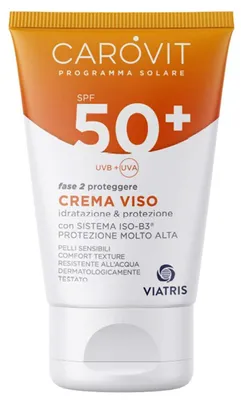 Produktbild von CAROVIT Sonnenschutzcreme für das Gesicht, SPF 50+, 50 ml