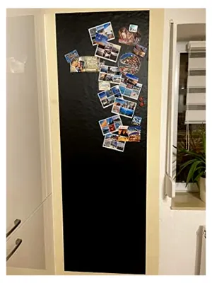Produktbild von Angebot - Tafelfolie Schwarz - 120x60cm - Selbstklebende Magnetfolie für Tische