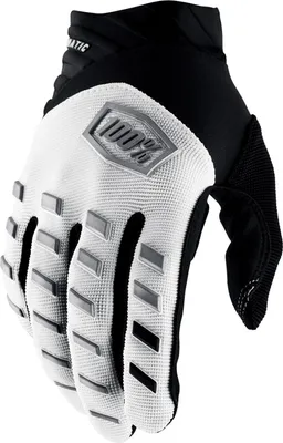 Produktbild von 100% Airmatic Fahrrad Handschuhe, weiß/schwarz, S