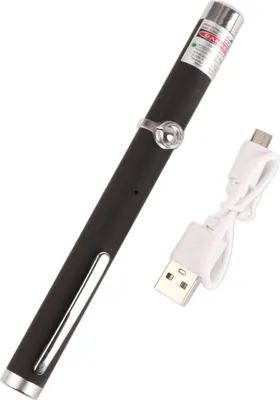 Image de Pointeur Laser USB Chargeur Chat Jouet Interactif Stylo Outil Lumière pour Home Office Rayon Vert