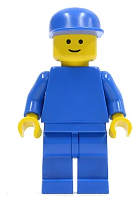 Obrázok produktu pre LEGO Minifigúrka, modrý trup, modré ruky, modré nohy, modrá čiapka (katalógové číslo: pln089)