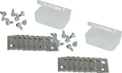 Produktbild von vhbw 16x Ersatz-Messer kompatibel mit Cub Cadet XR5 4000, 3000, 2000, 1000 Rasenmäher - Ersatzklinge Silber, Chrom-Kohlenstoffstahl