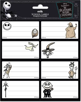 Produktbild von Aufkleber nightmare before christmas