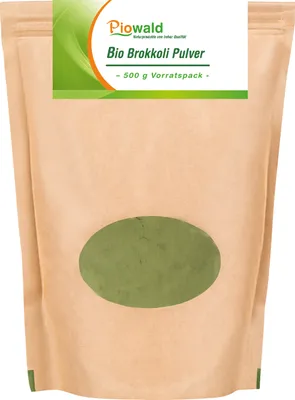 Produktbild von Piowald   Brokkoli Pulver - 500g Vorratspack