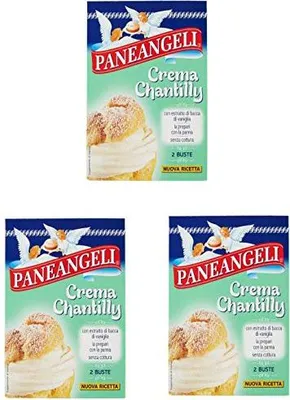 Produktbild von 3x Paneangeli crema chantilly creme Chantilly-Creme Mischung kuchen 2x 40