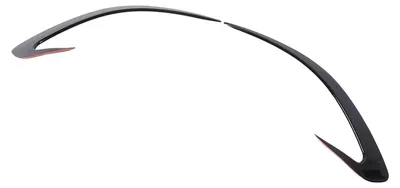 Imagen del producto de Cubierta para la rejilla de ventilación del alerón trasero, estilo deportivo, para parachoques trasero. Divisor lateral trasero de ABS, marco para rejilla de ventilación. Reemplazo para Mazda Miata ND, modelos a partir de 2016. Color:  brillante