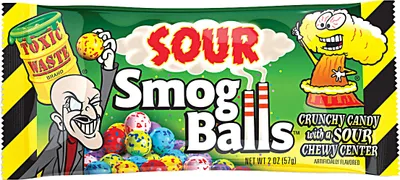 Produktbild von Toxic Waste Sour Smog Balls (24 x 48g)