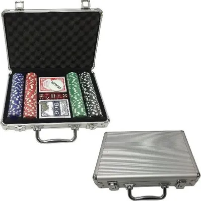 Produktbild von Clown Games Poker Set Alu Koffer 202 Teilig, Poker-Set, 2 Deck(s), Aluminium, Aluminium, China, 330 mm