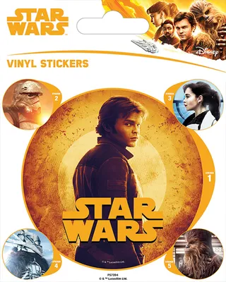 Immagine prodotto di Solo: A Star Wars Story - Set di adesivi - Personaggi