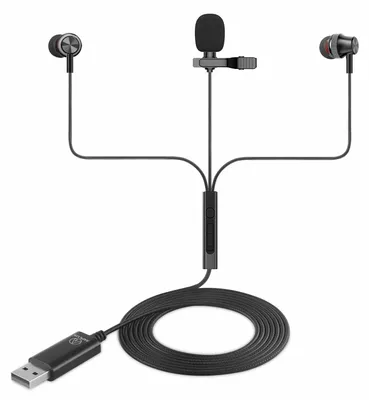 Productafbeelding van okcsc USB 3.0 headset met microfoon, met een omnidirectionele microfoon voor computers