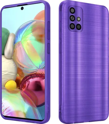 Immagine prodotto di Cadorabo cover per Samsung Galaxy A71 4G cover protettiva in viola custodia del telefono cellulare TPU custodia in silicone custodia