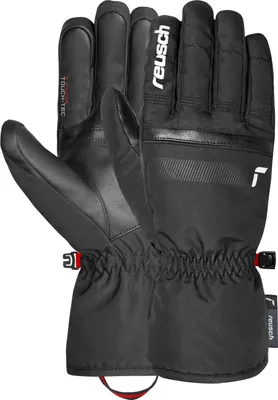 Image de Reusch Gants Winter Glove All Finger Touch avec fonction coupe-vent et extra-respirante 7702 black / silver 8