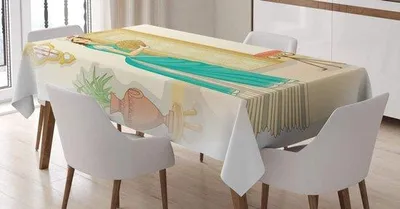 Obrázek produktu pro Ubrus do kuchyně a jídelny – 140 x 170 cm – vícebarevný – obdélníkový