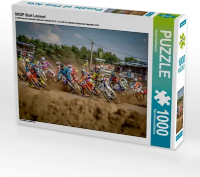 Produktbild von CALVENDO Puzzle MXGP Start Lommel 1000 Teile Puzzle quer | 1000 Teile Lege-Größe 64x48cm Foto-Puzzle für glückliche Stunden