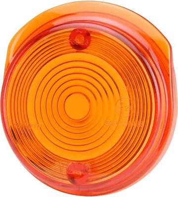 Productafbeelding van Knipperlichtglas, rond, 80mm, oranje, voor Simson S50, S51, S70, SR50, SR80 / MZ ETZ, TS 125, 150, 250