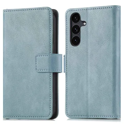 Imagen del producto de Funda Tipo Libro de Lujo para Samsung Galaxy S25 FE - Azul claro