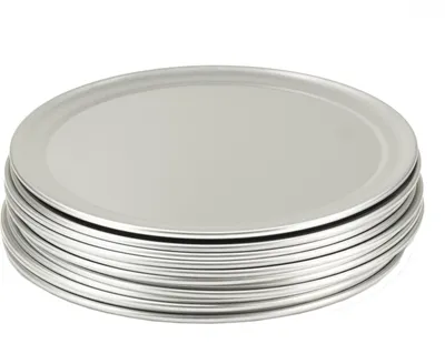 Image de Plaque à pizza ronde en aluminium 12 pièces Ø 279 mm