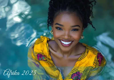Image de raxxa Calendrier mensuel premium Afrique 2025 horizontal A3